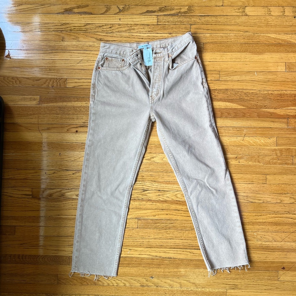 RE/DONE 70s Stove pipe Jeans - NEVER WORN, TAGS ON - size 28